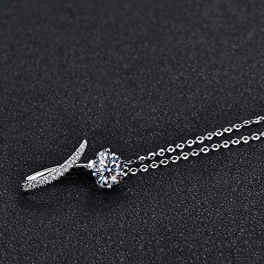 Moissanite Series Luxury Sterling Silver Necklace - Image 6